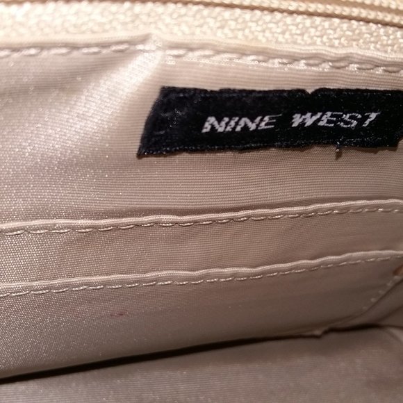 NINE WEST - neutral/tan small handbag. - Picture 3 of 3